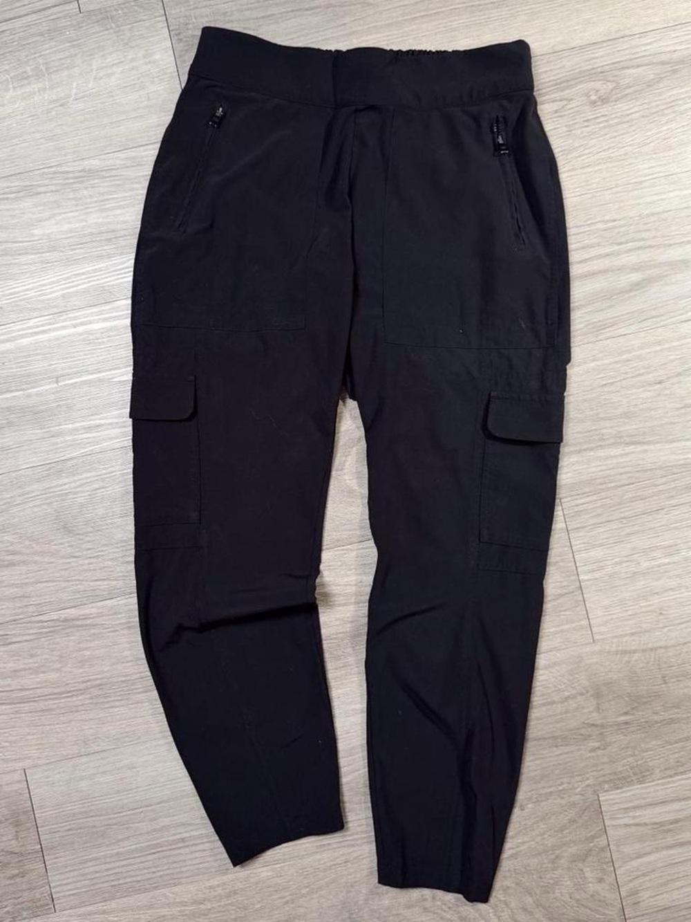 Athleta Black Cargo Leggings with Utility Pockets